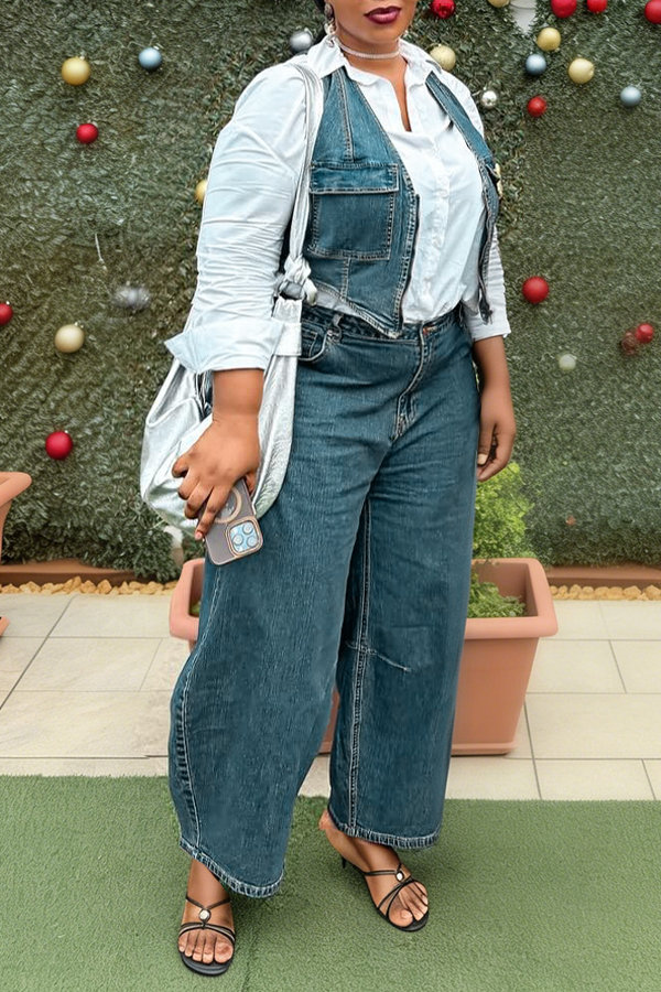 Stylish Zip Front Vest & Pants Set