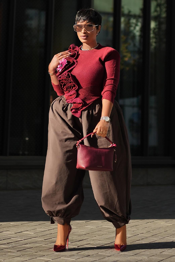 Fashion 3D Flower Ruffle Top