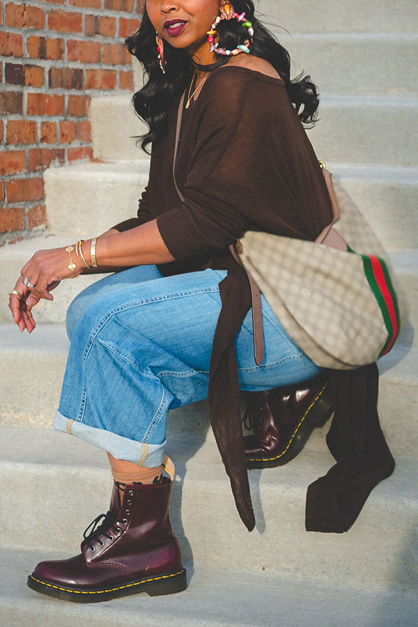 Cozy Split Hem Asymmetrical Hem Top