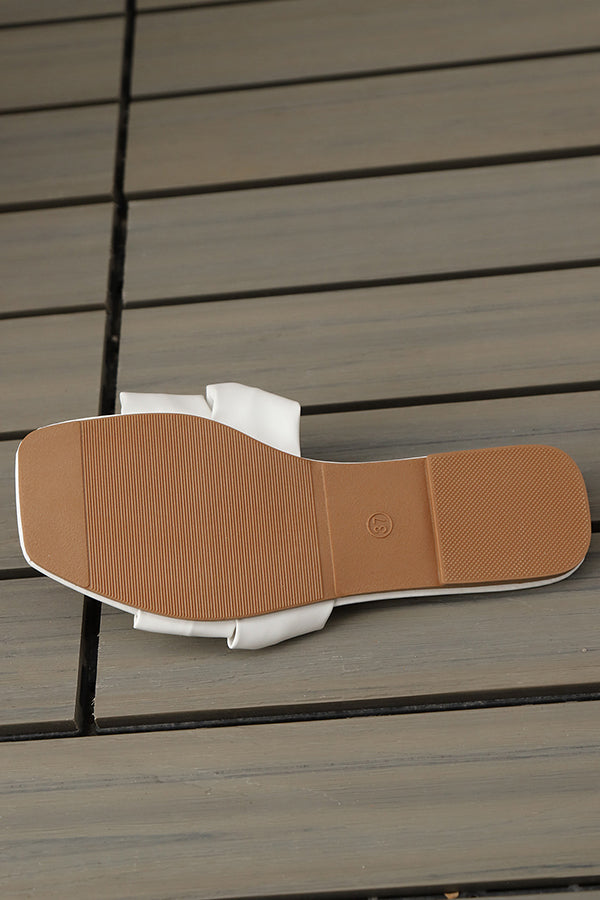 Casual Solid Color Hollow Knotted Sandals