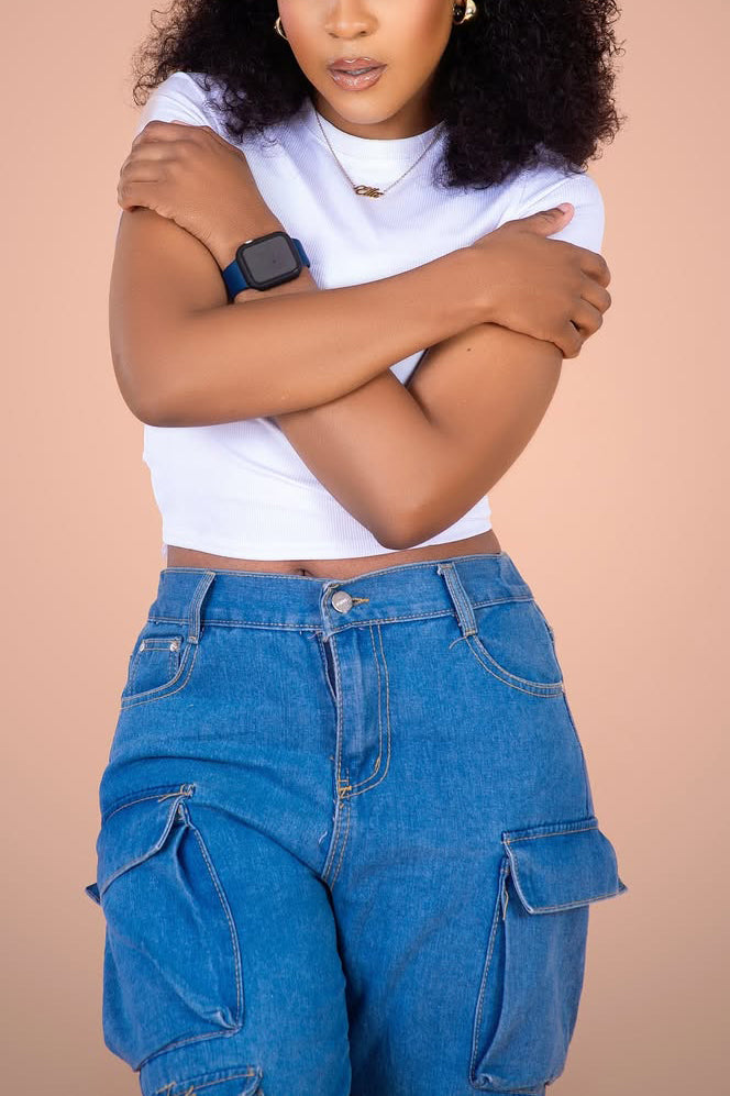 Street Wash Multi Pocket Work Jeans*