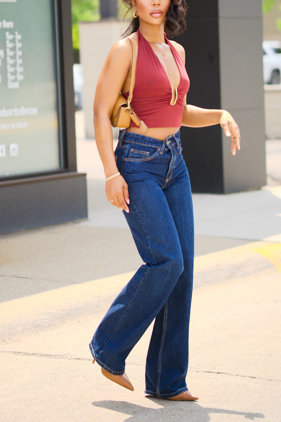 Casual Simple Washed Straight Jeans*