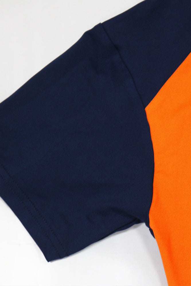 Sports Digital Print Top & Colorblock Pants Set*