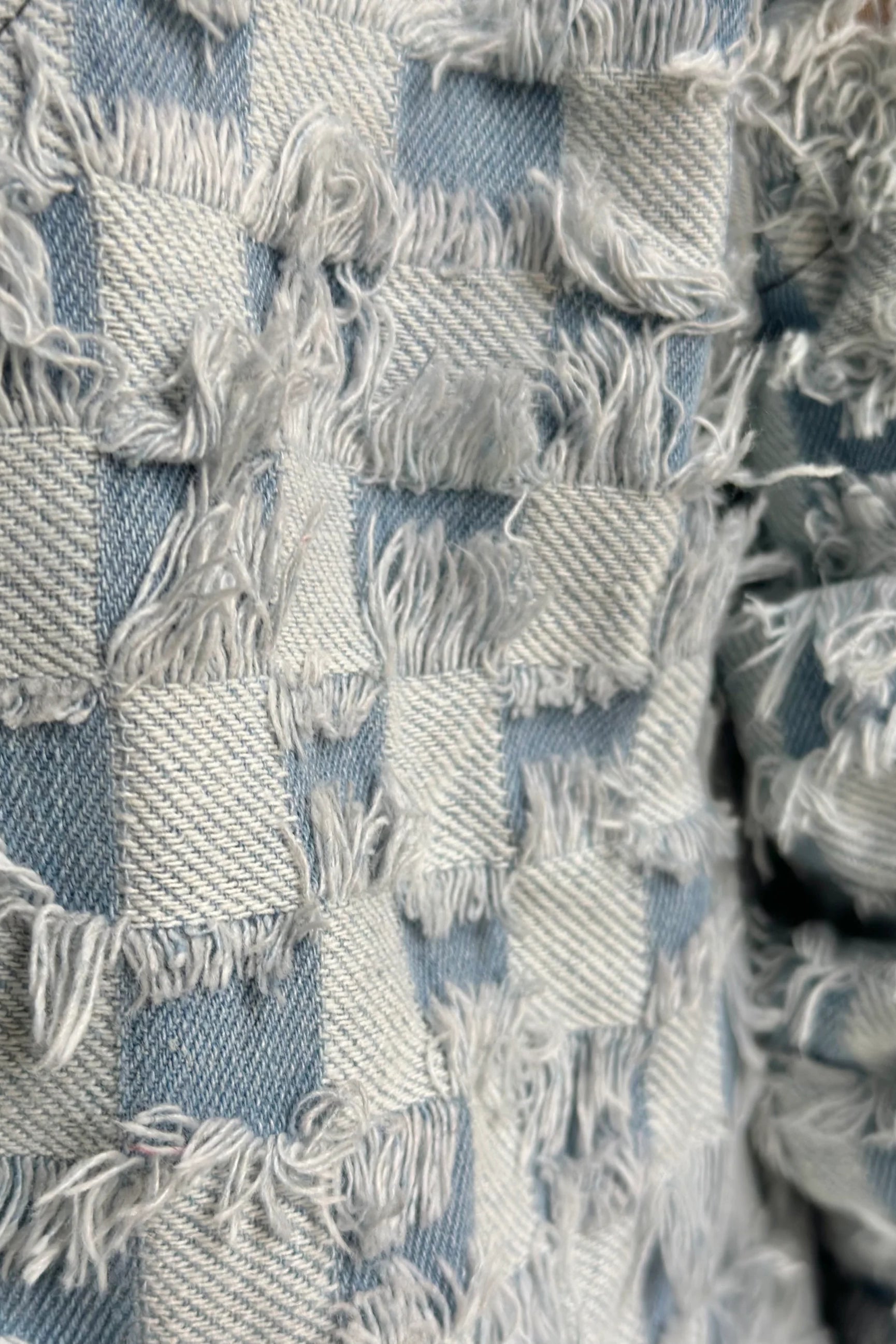 Fashionable Checkerboard Jacquard Contrast Color Stitching Blazer*