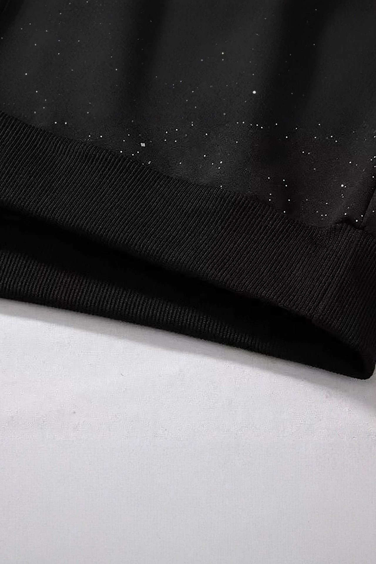 Casual Crew Neck Sequined Long Sleeve Sweatshirt*