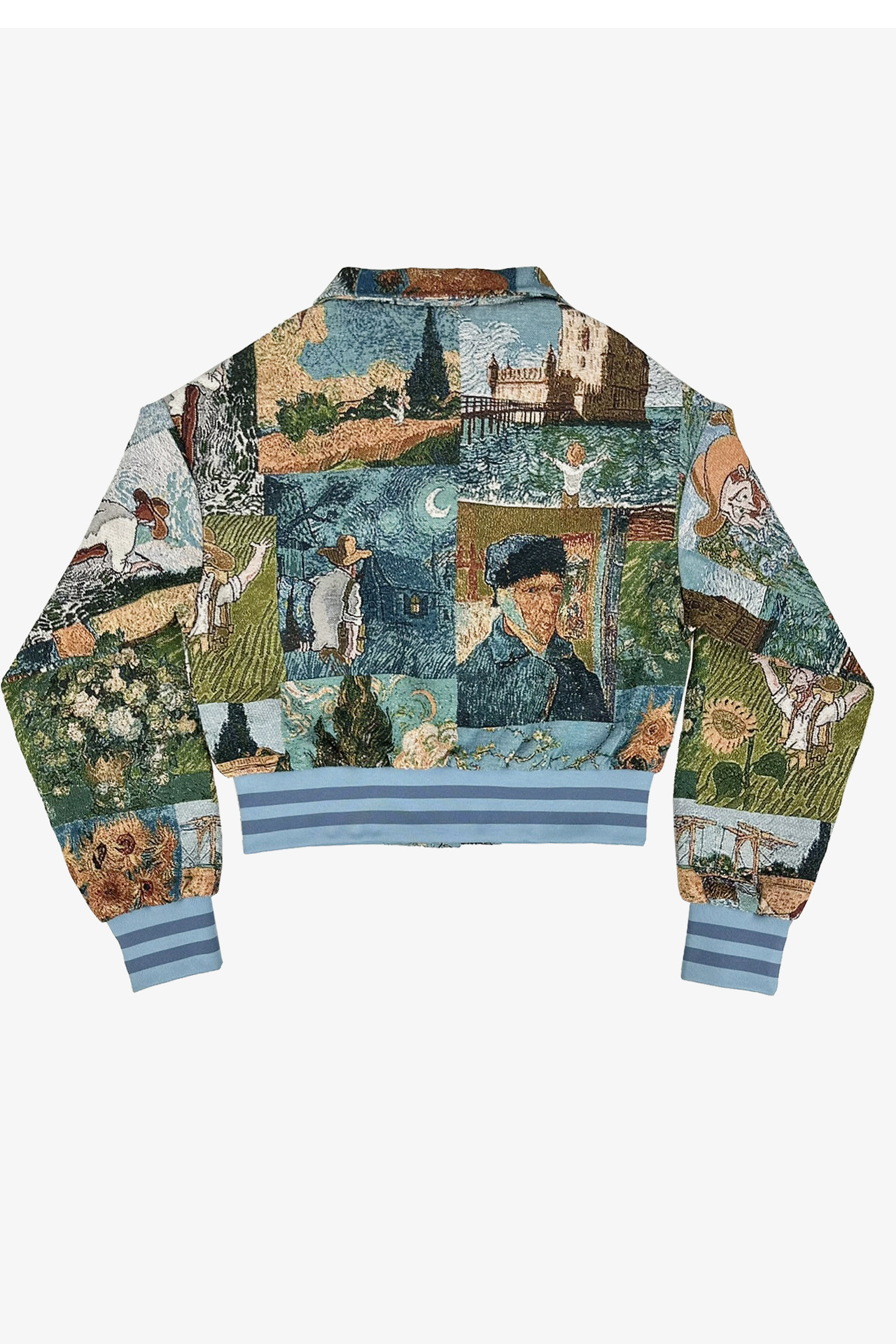 Casual Printed Letter Short Baseball Jacket*