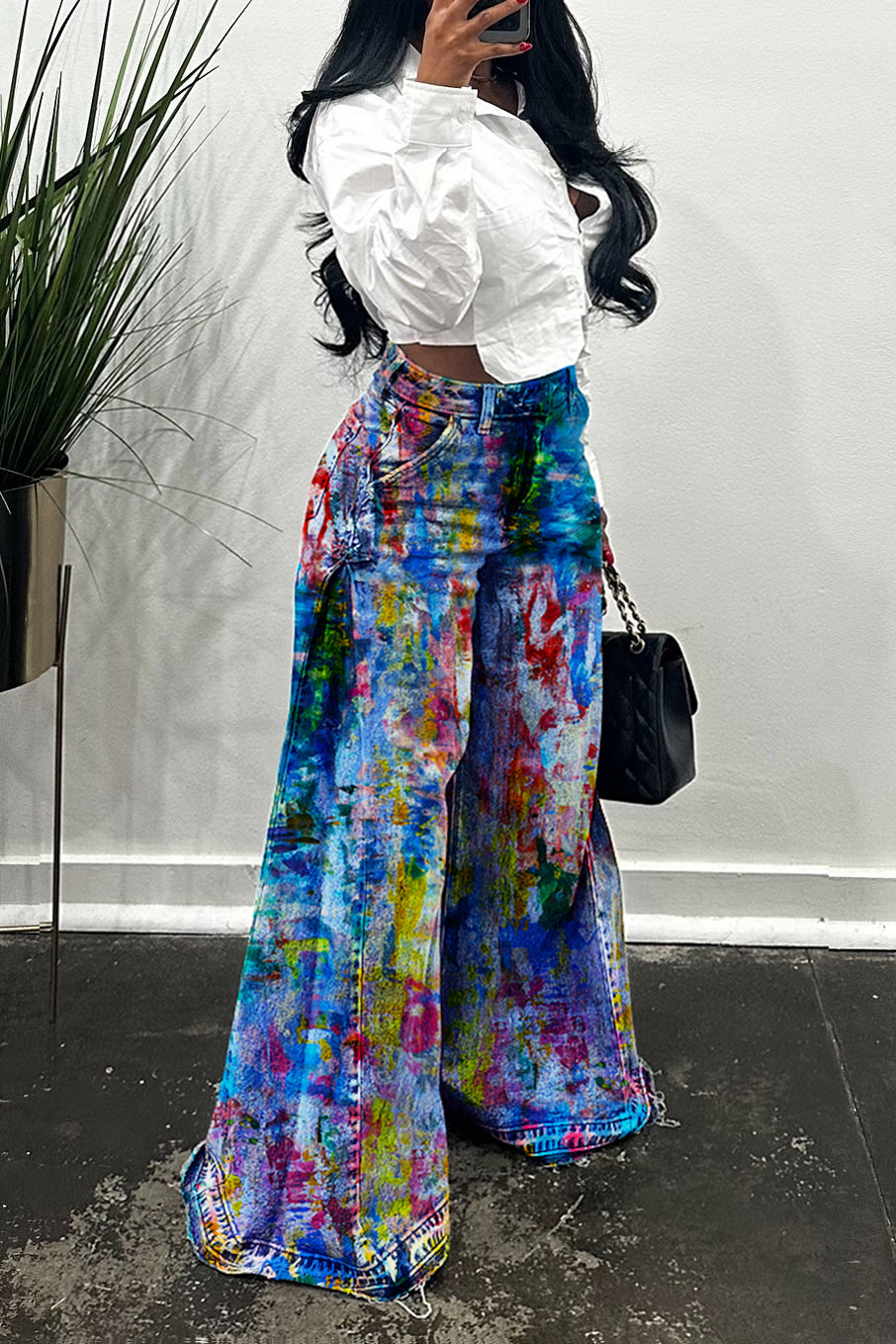 Stylish Patched Pocket Single Breasted Shirt