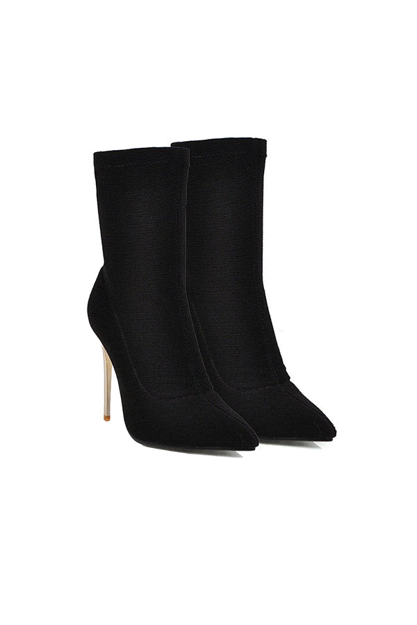 Stylish Chic Glitter Stiletto Pointed Boots