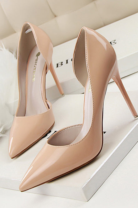 Simple Stiletto Solid Color High Heels