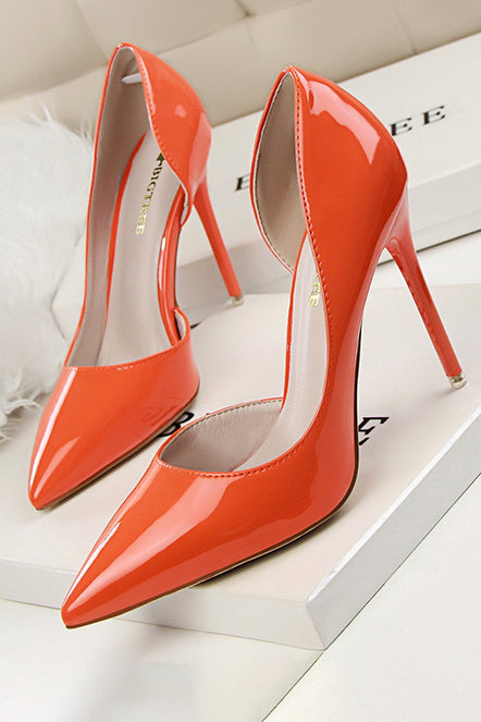 Simple Stiletto Solid Color High Heels