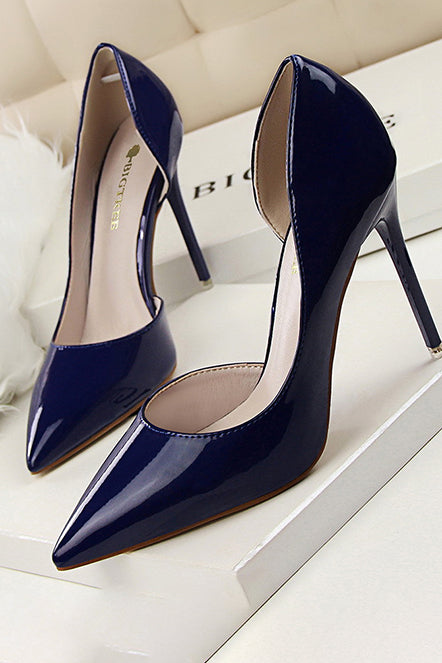 Simple Stiletto Solid Color High Heels