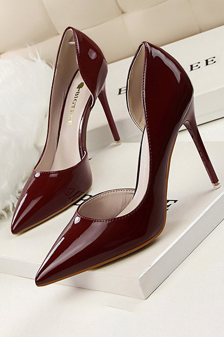 Simple Stiletto Solid Color High Heels