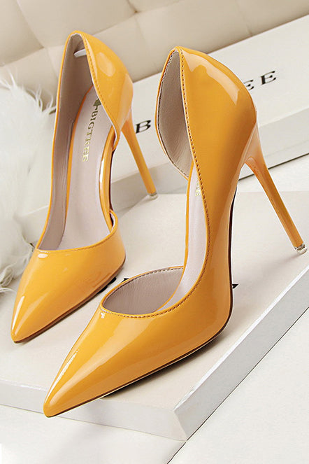 Simple Stiletto Solid Color High Heels