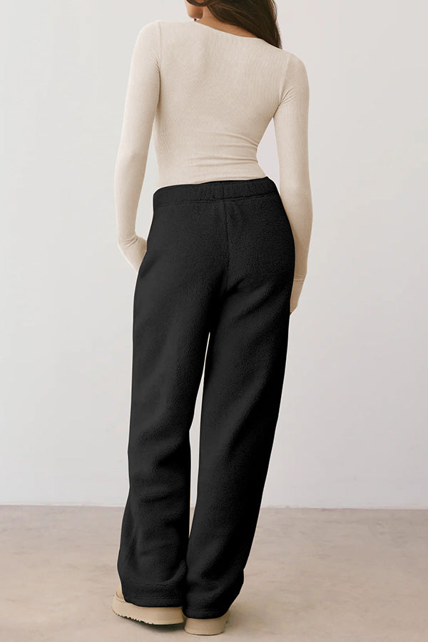 Elegant Sweetheart Collar Long-sleeved T-shirt