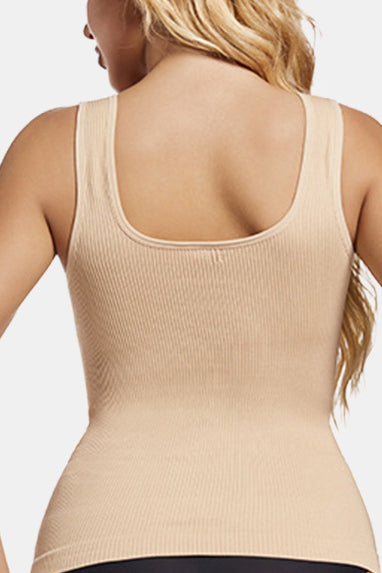 Casual Square Neck Elastic Body Shaping Vest