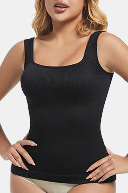 Casual Square Neck Elastic Body Shaping Vest