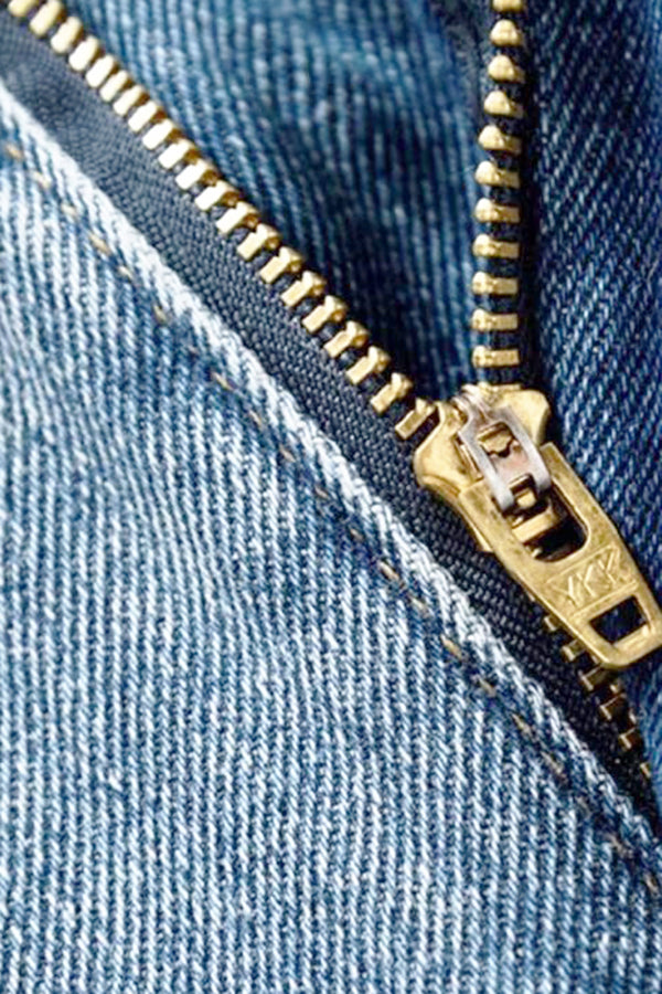 Casual Beard Washed Denim Shorts*