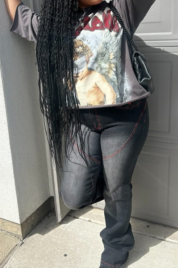 Fashionable Angel Baby Printed T-shirt*