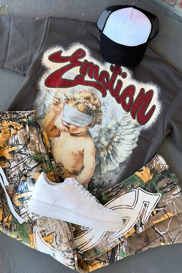 Fashionable Angel Baby Printed T-shirt*