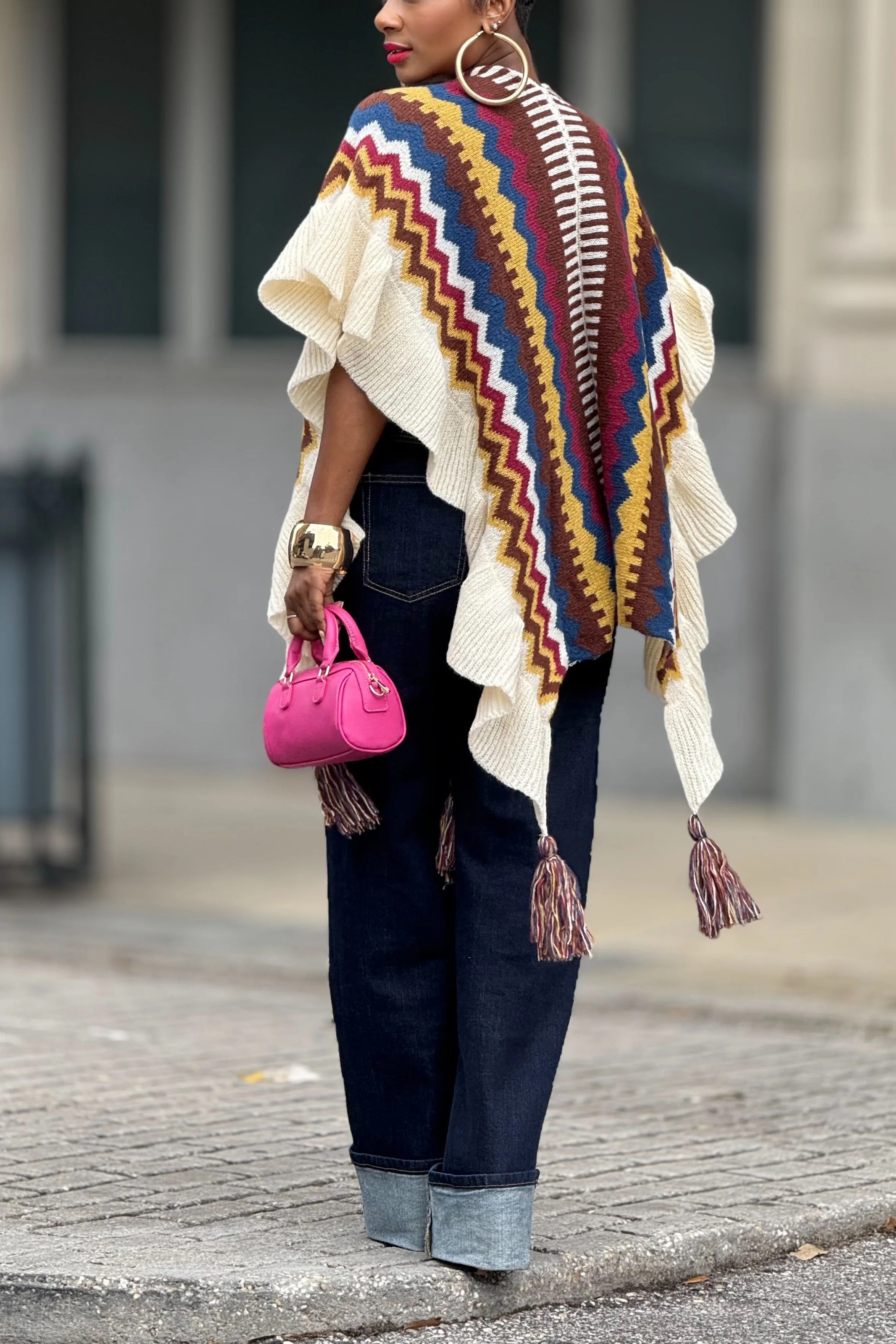 Bohemian Irregular Tassel Cardigan*