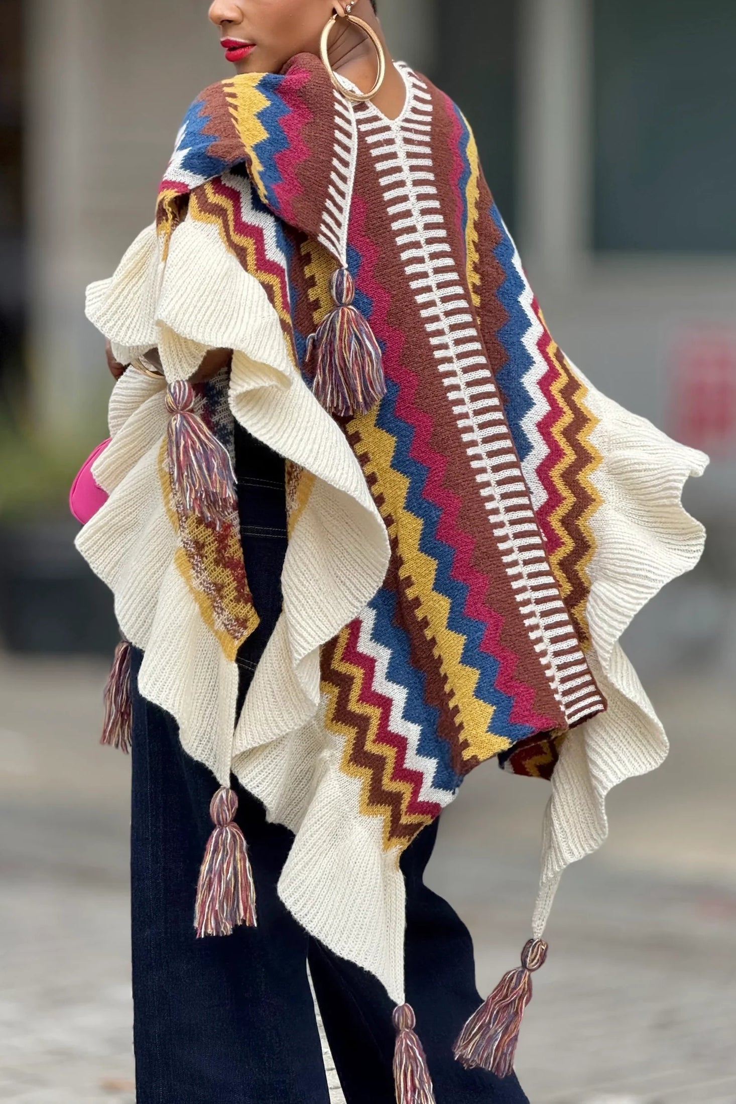 Bohemian Irregular Tassel Cardigan*