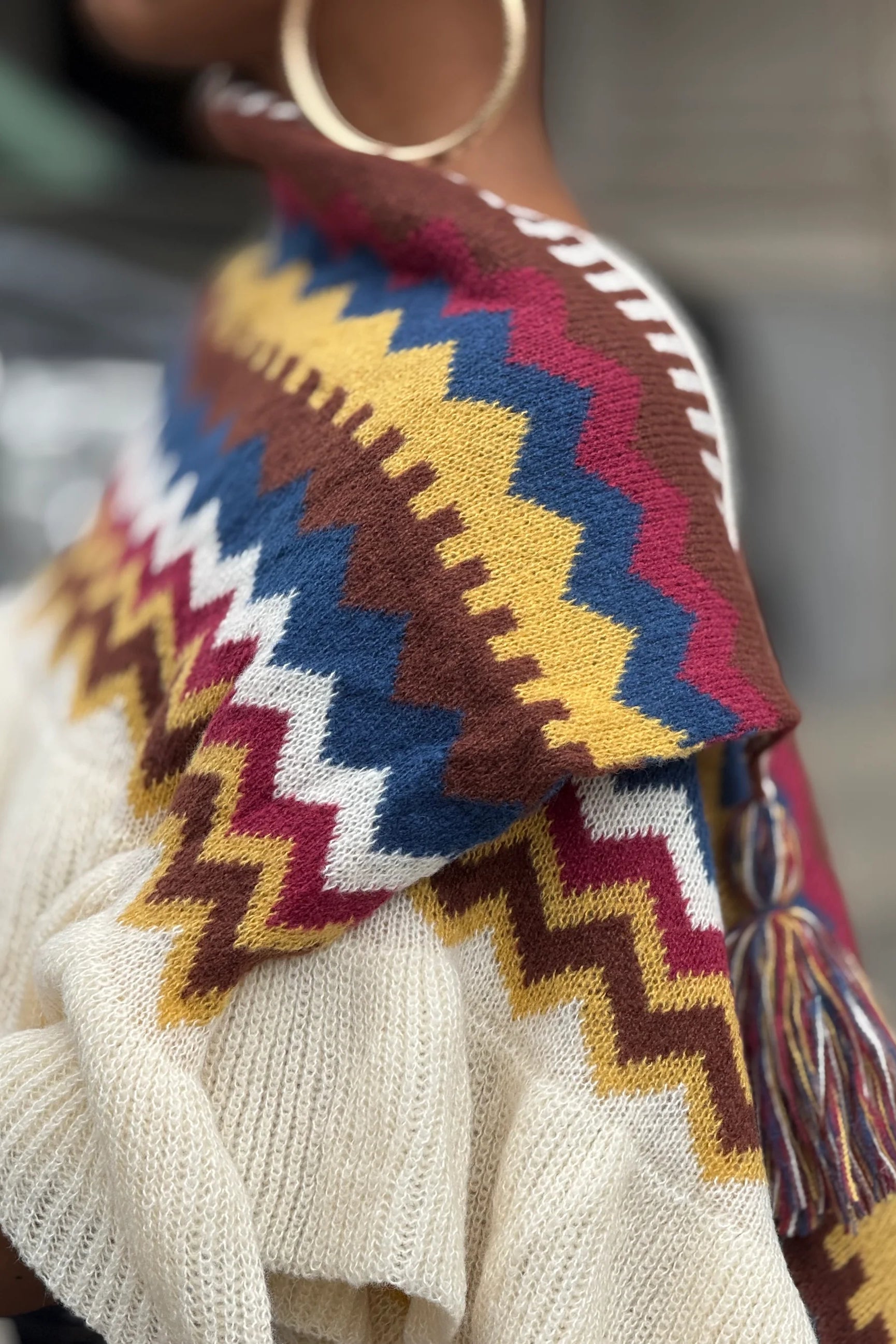 Bohemian Irregular Tassel Cardigan*