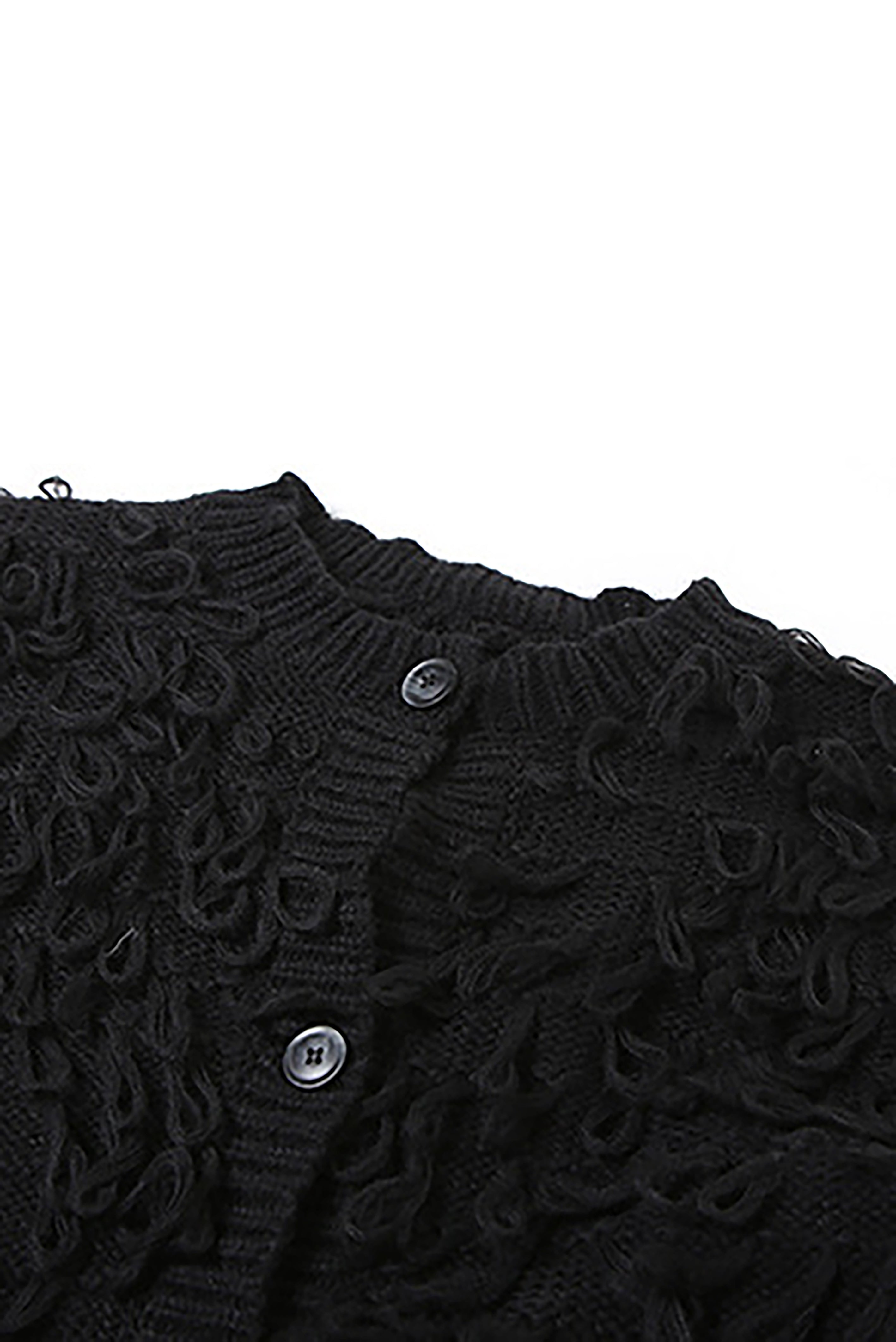 Stylish Soft And Fluffy Terry Detail Sweater*
