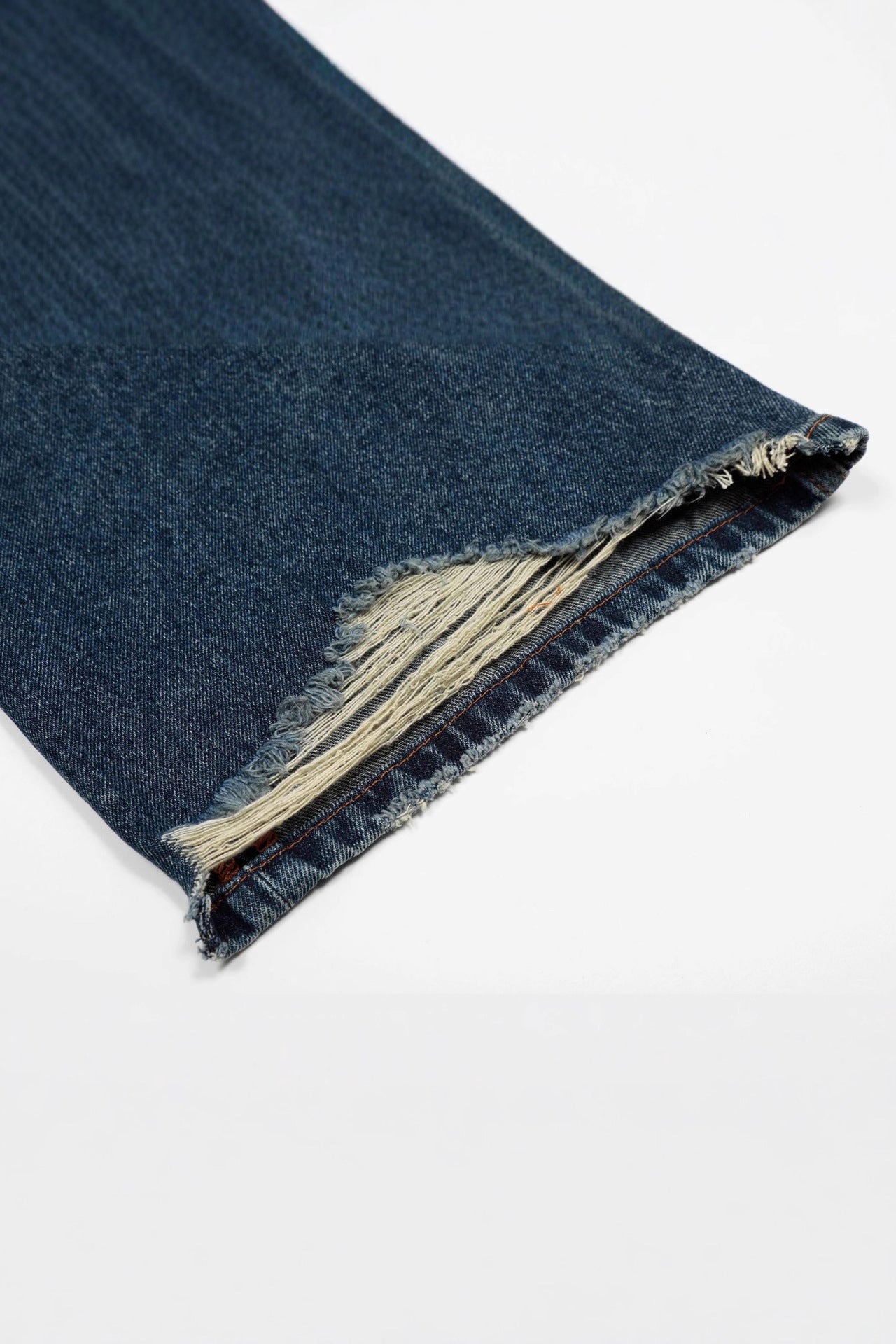 Fashionable Washed Ink Splashed Ripped Jeans*