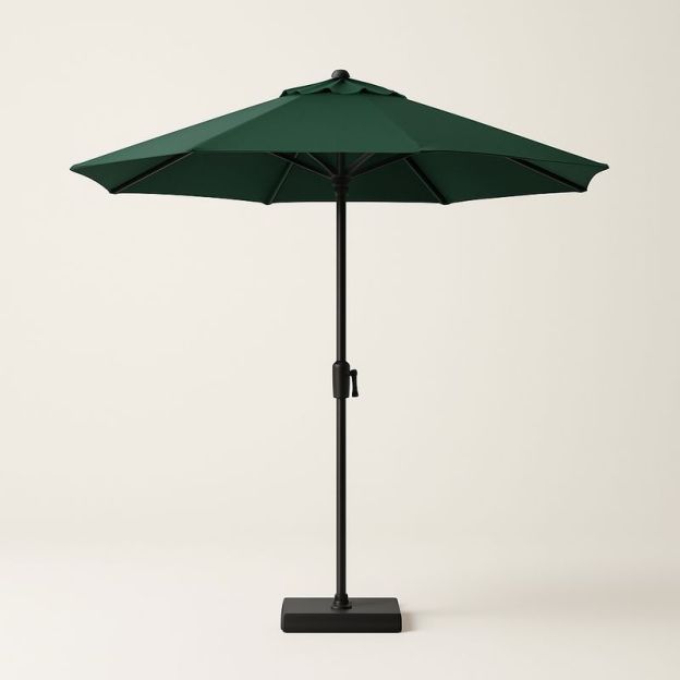 Ombrellone da Giardino Rotondo Verde Poliestere 300cm-Nestlivi