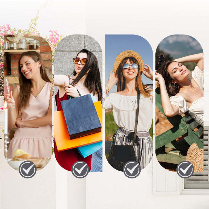 Women's 2-piece sequin blouse and wide-leg pants set