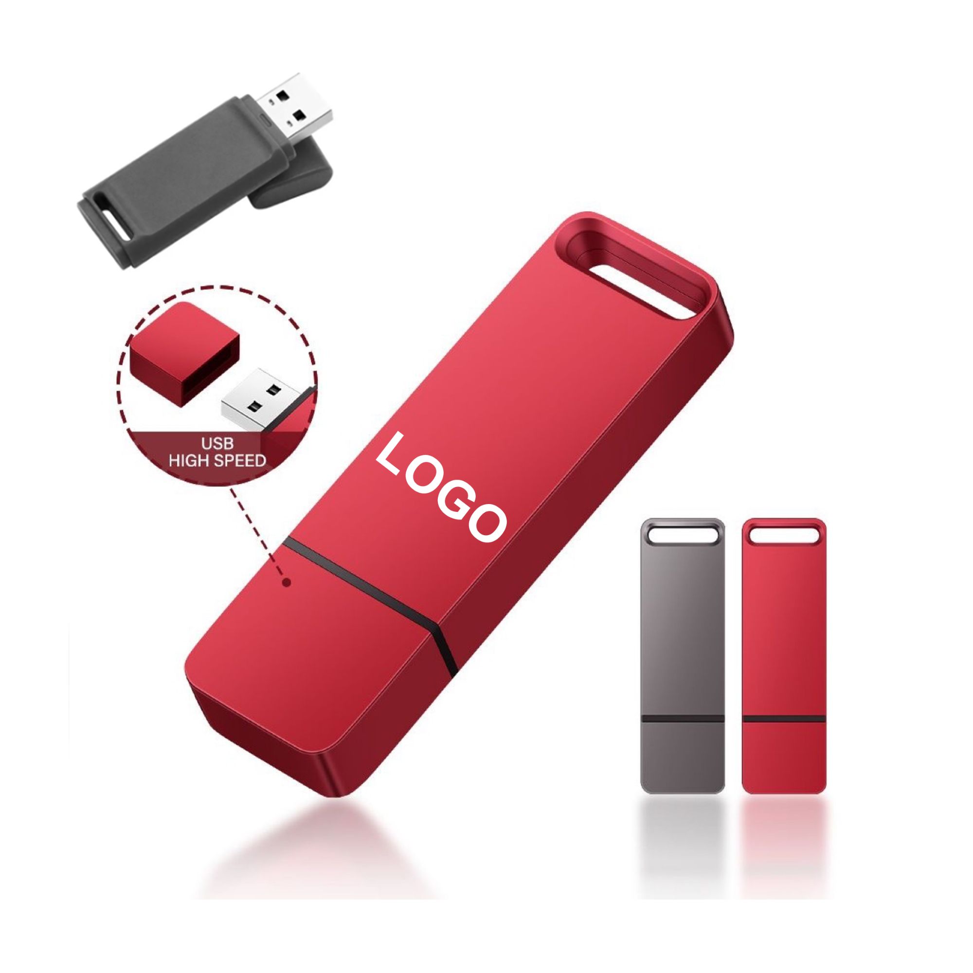 Metal Rotating Office USB Disk