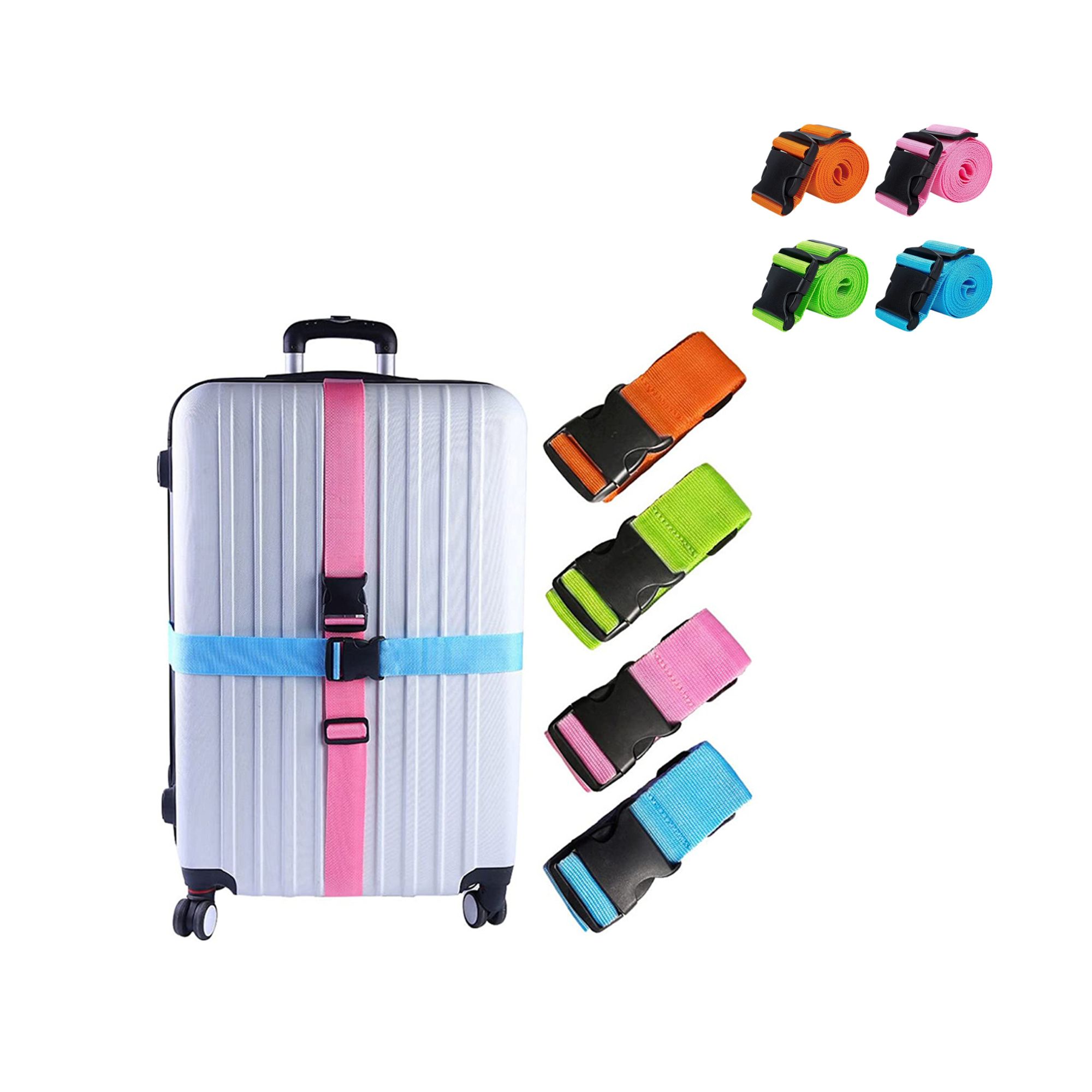 One word luggage strap