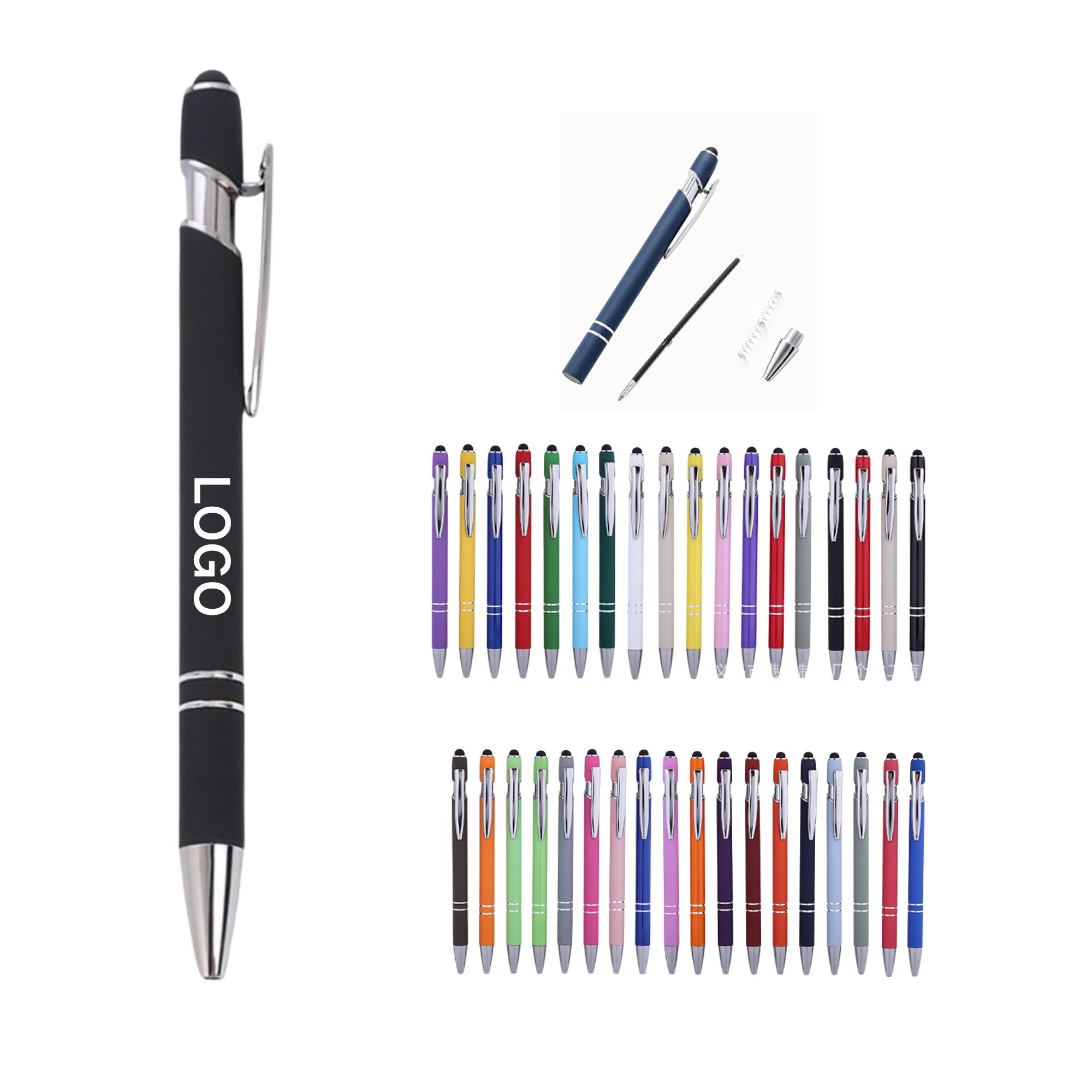 2 in 1 Stylus Ballpoint Pens