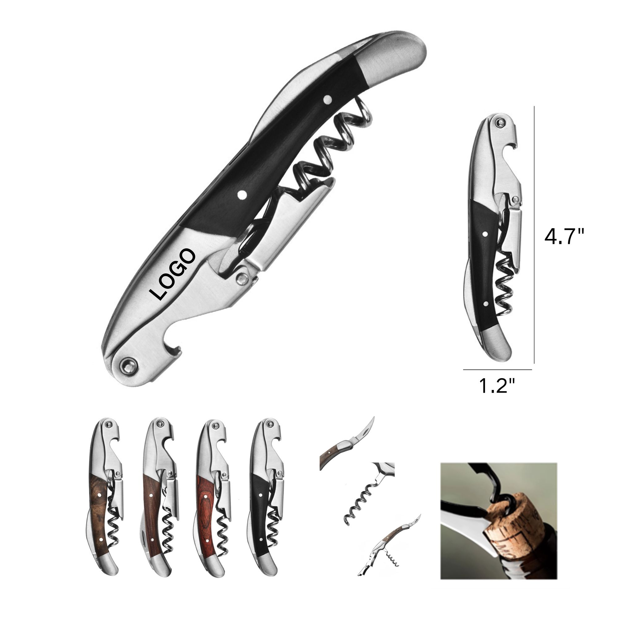 Holiday Wine Corkscrew Set