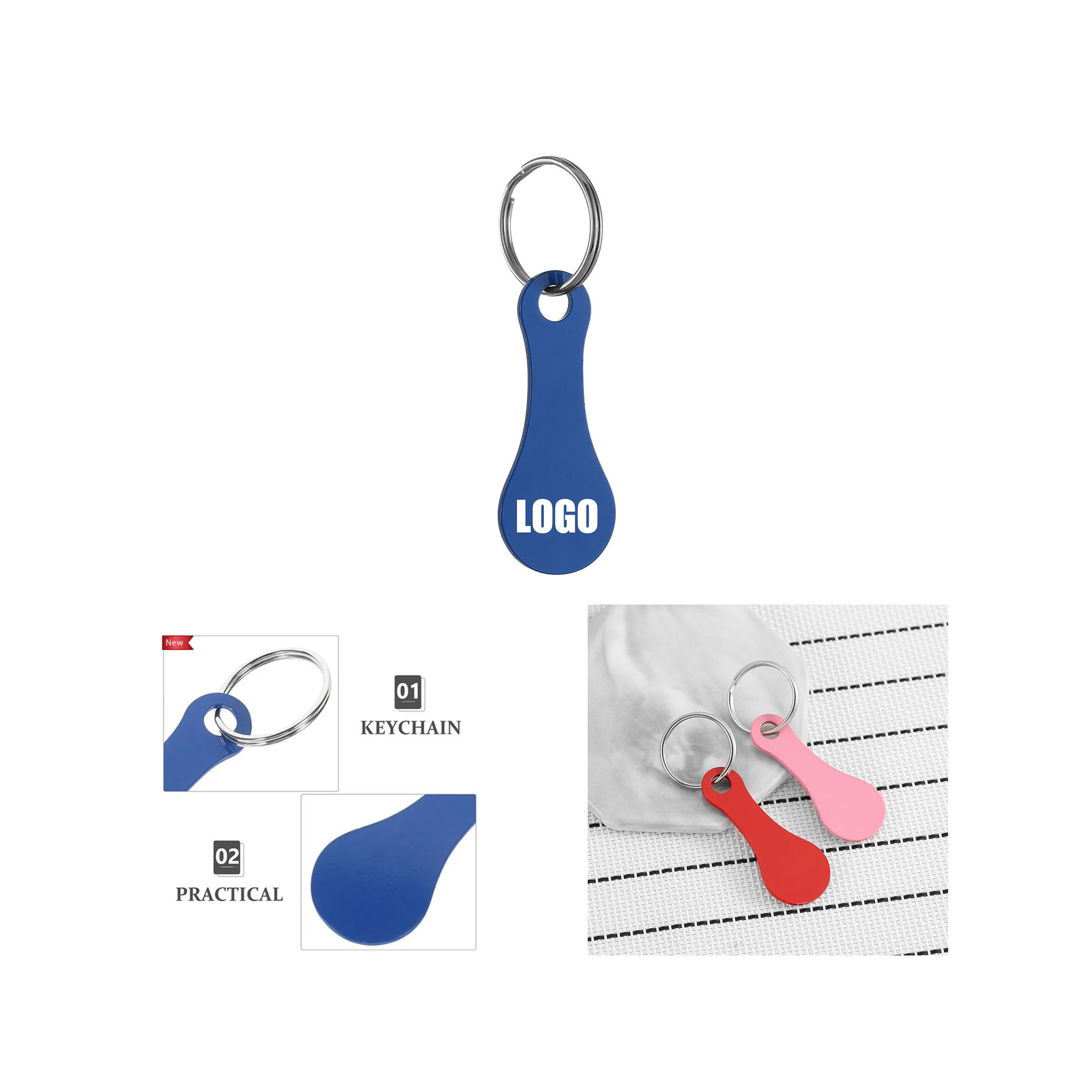 Stainless steel pendant for supermarket tokens