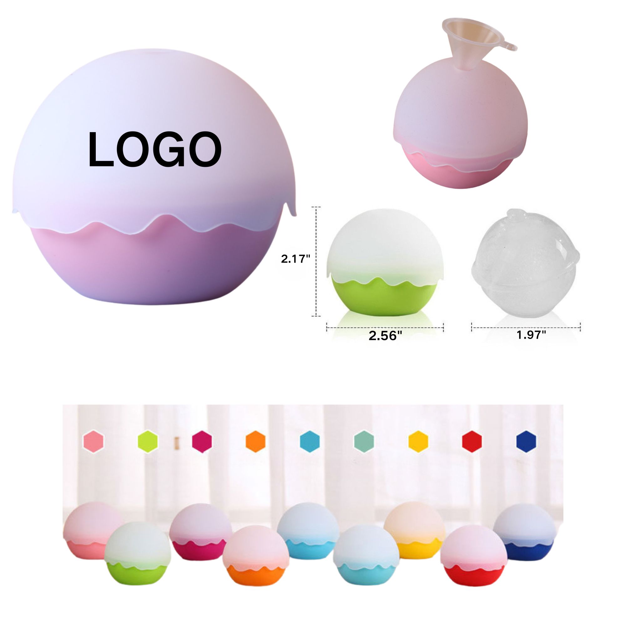 Silicone Sphere Ice Mold