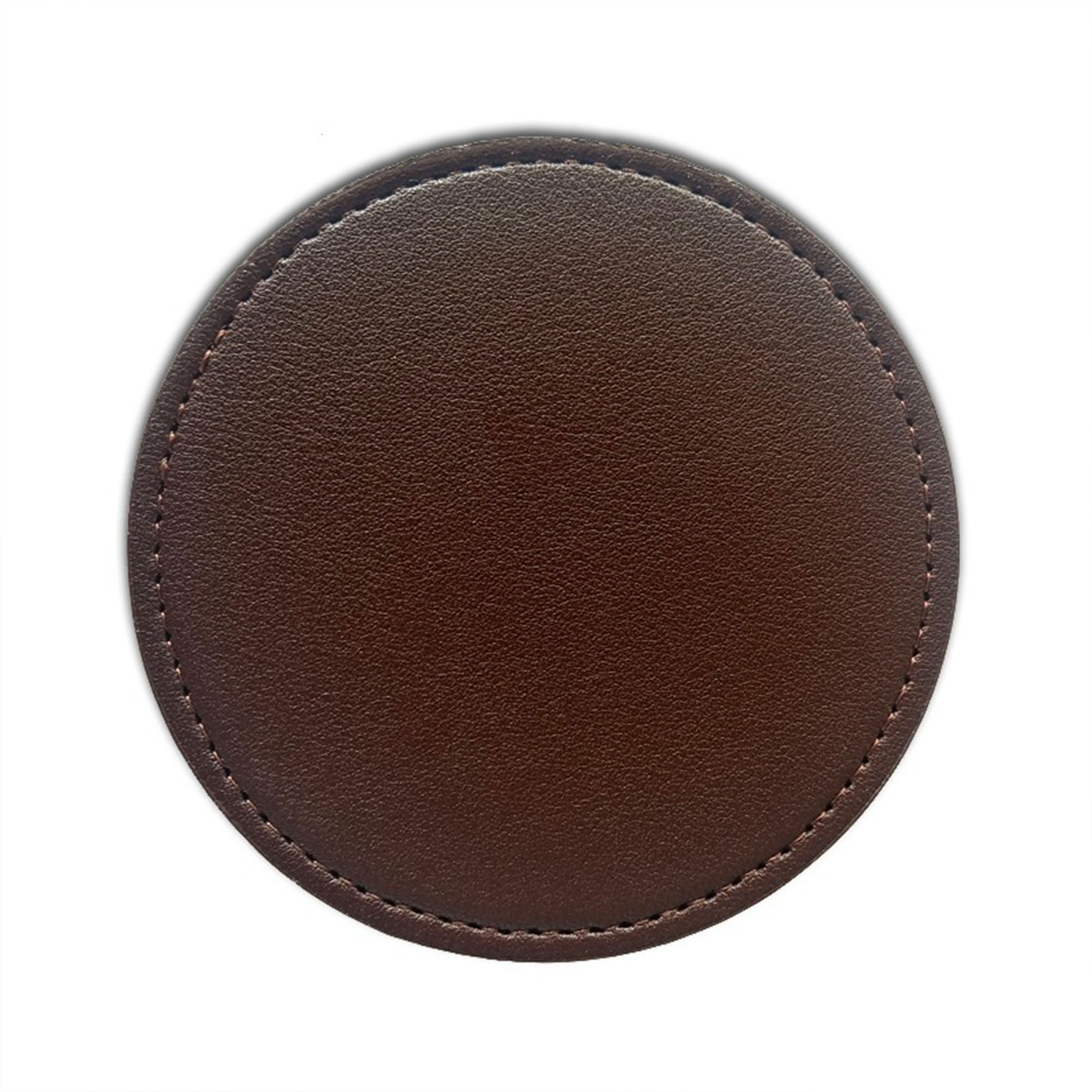 Double-Layer Leather Waterproof Coasters
