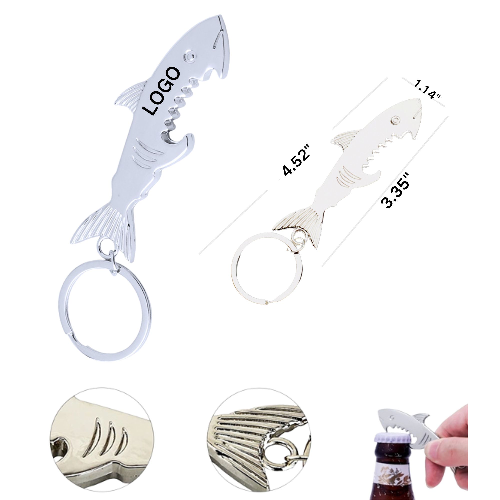Compact Shark Bottle Opener
