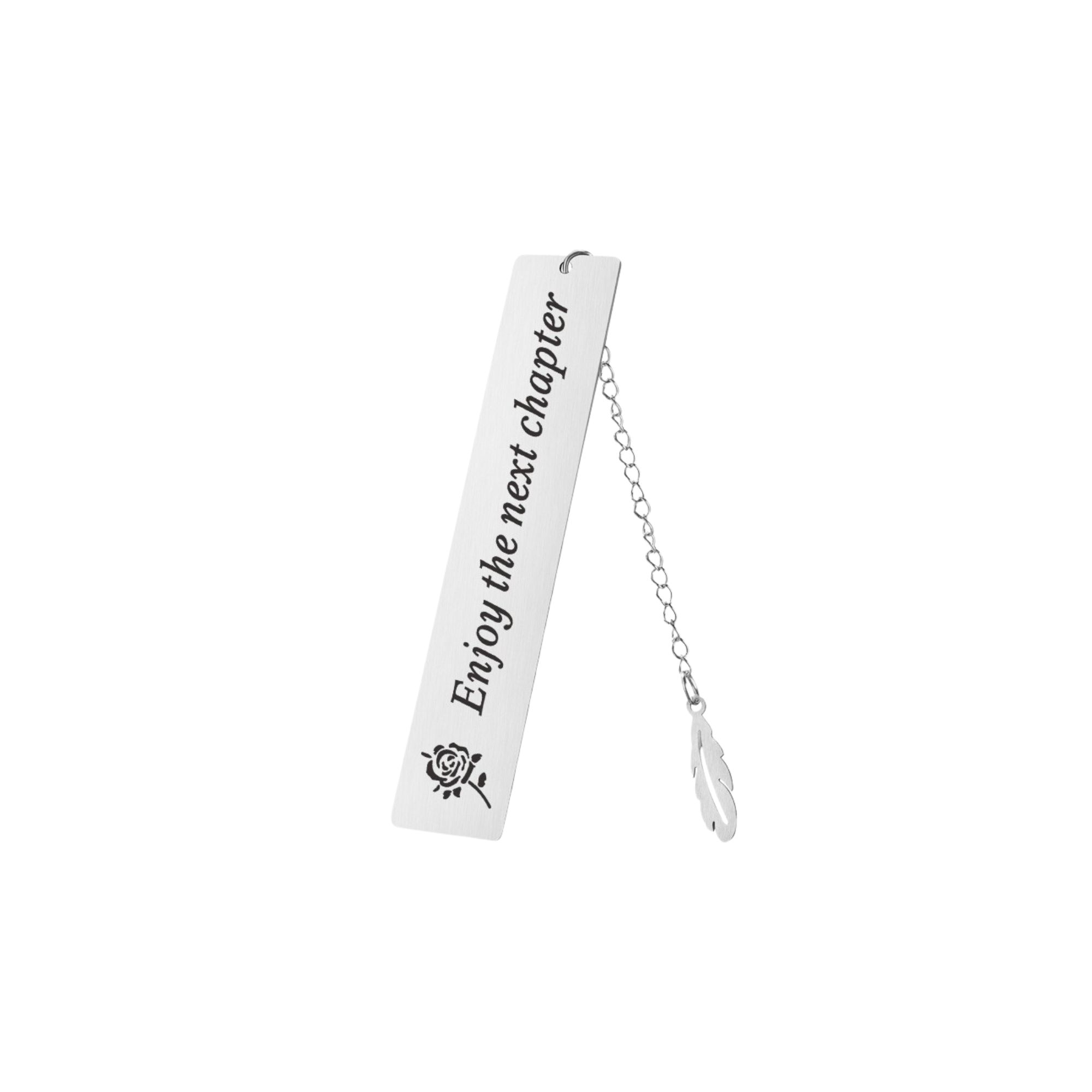 Inspirational Stainless Steel Bookmark