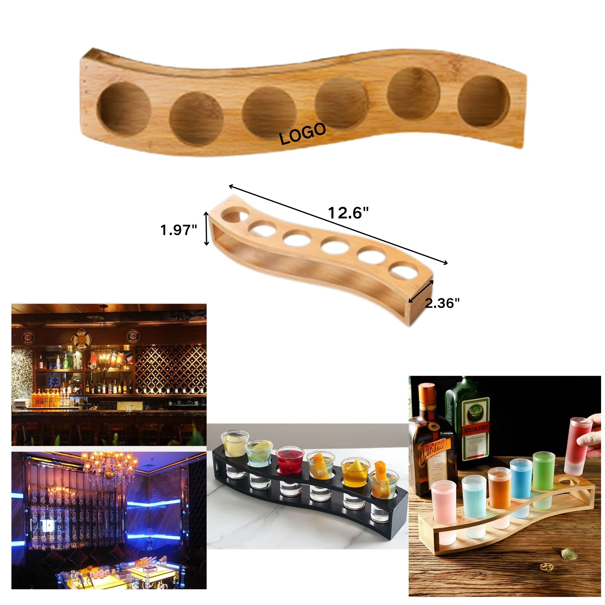 Bar Shot Glass Holder