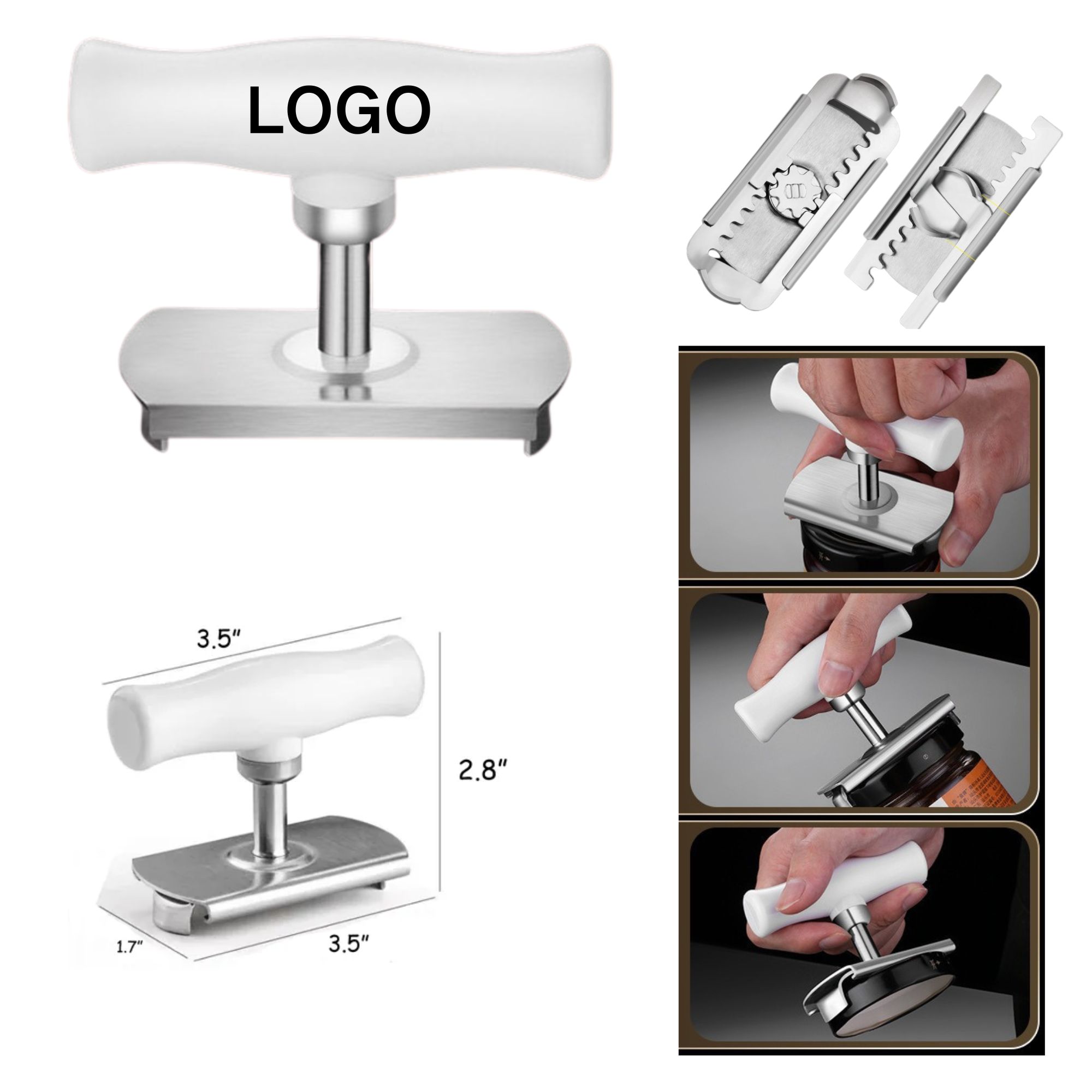 Stainless Steel Jar Opener