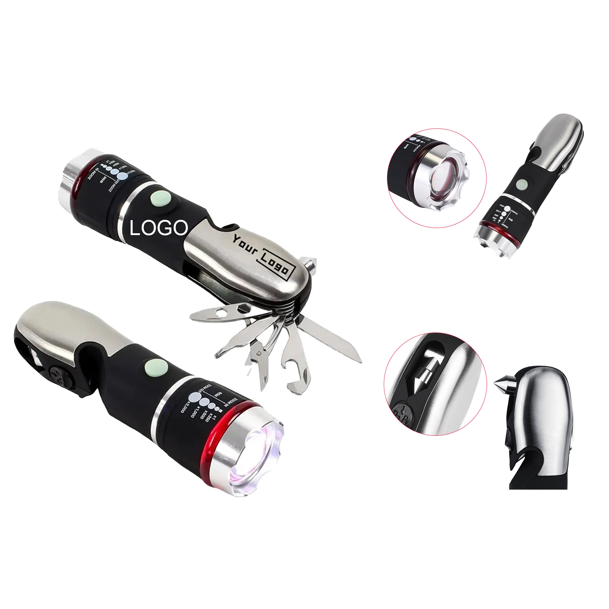 Flashlight Multifunctional Emergency Dual-use