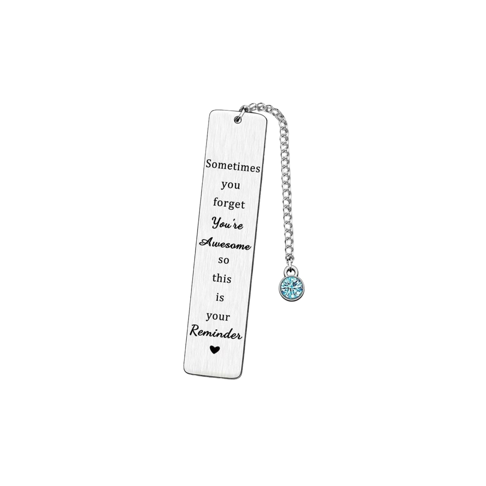 Inspirational Stainless Steel Bookmark