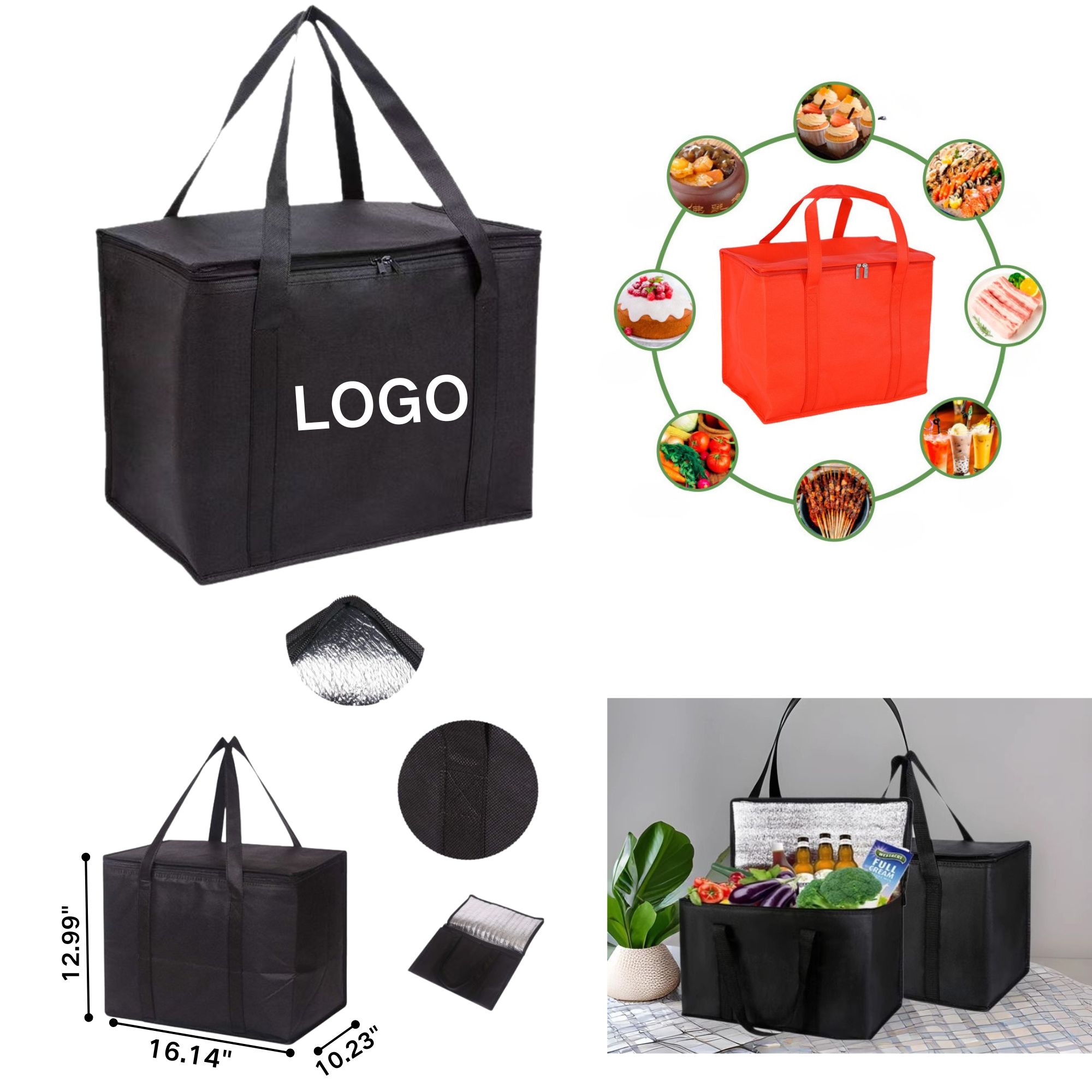 Insulated Food Delivery Bag