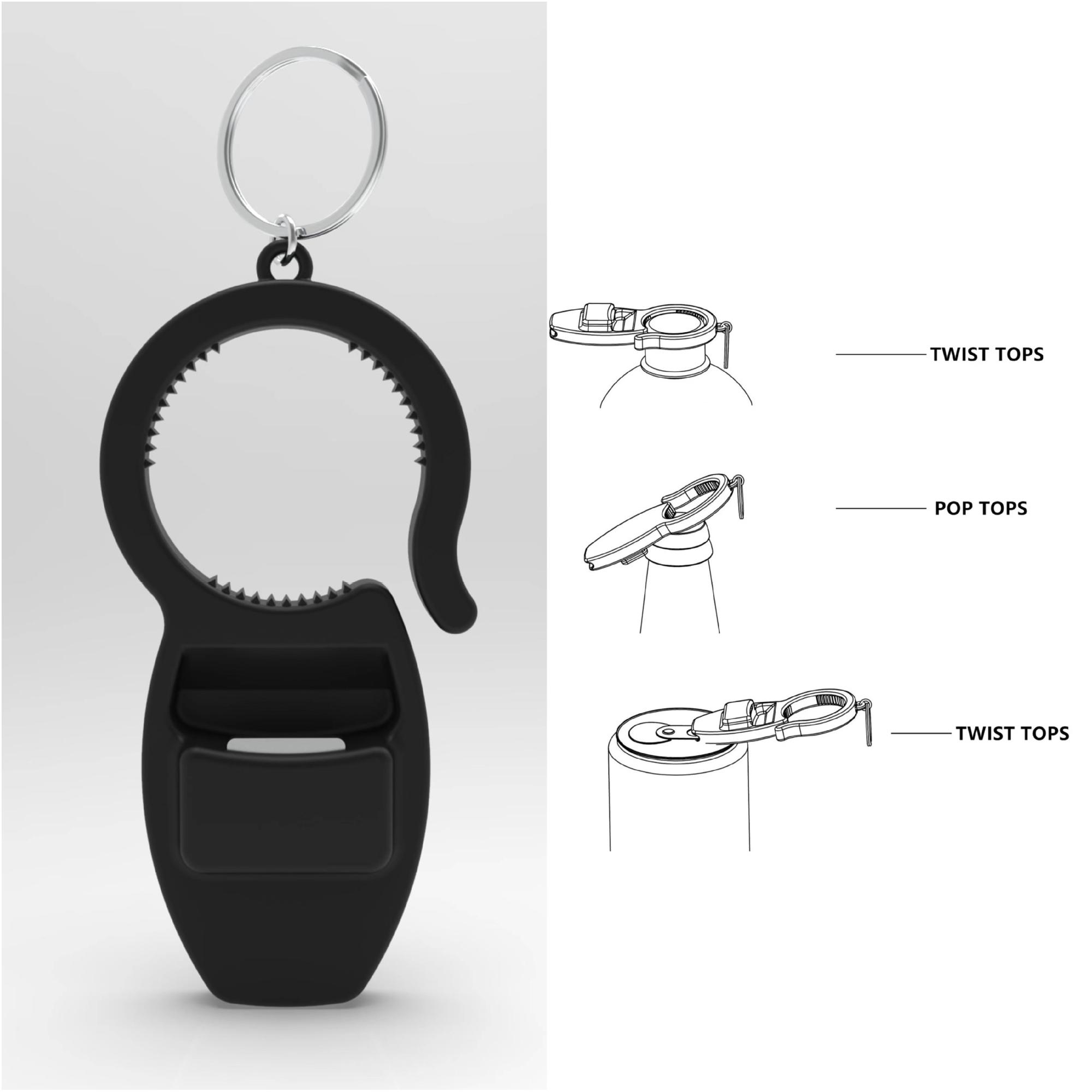 Multi functional Can Opener For Beer And Beverage 缩略图