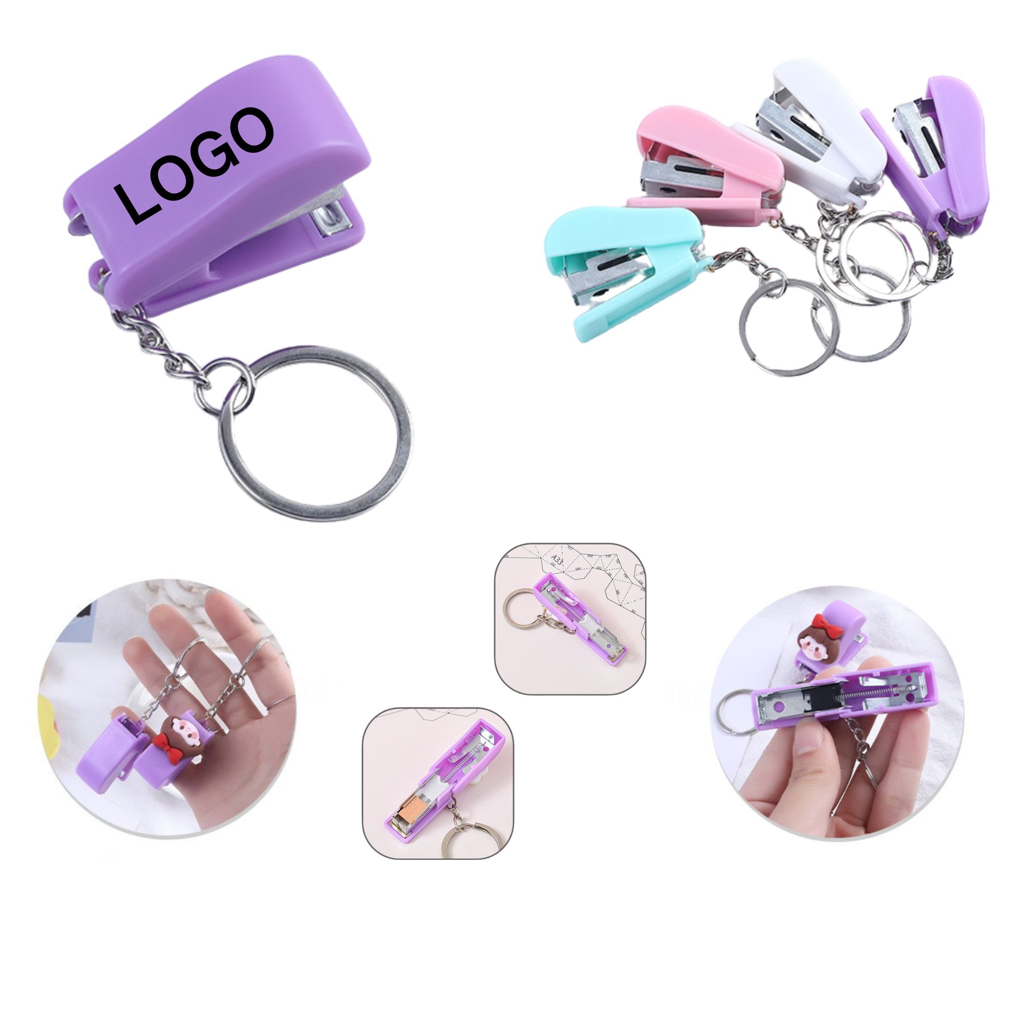 Portable Stapler Keychain