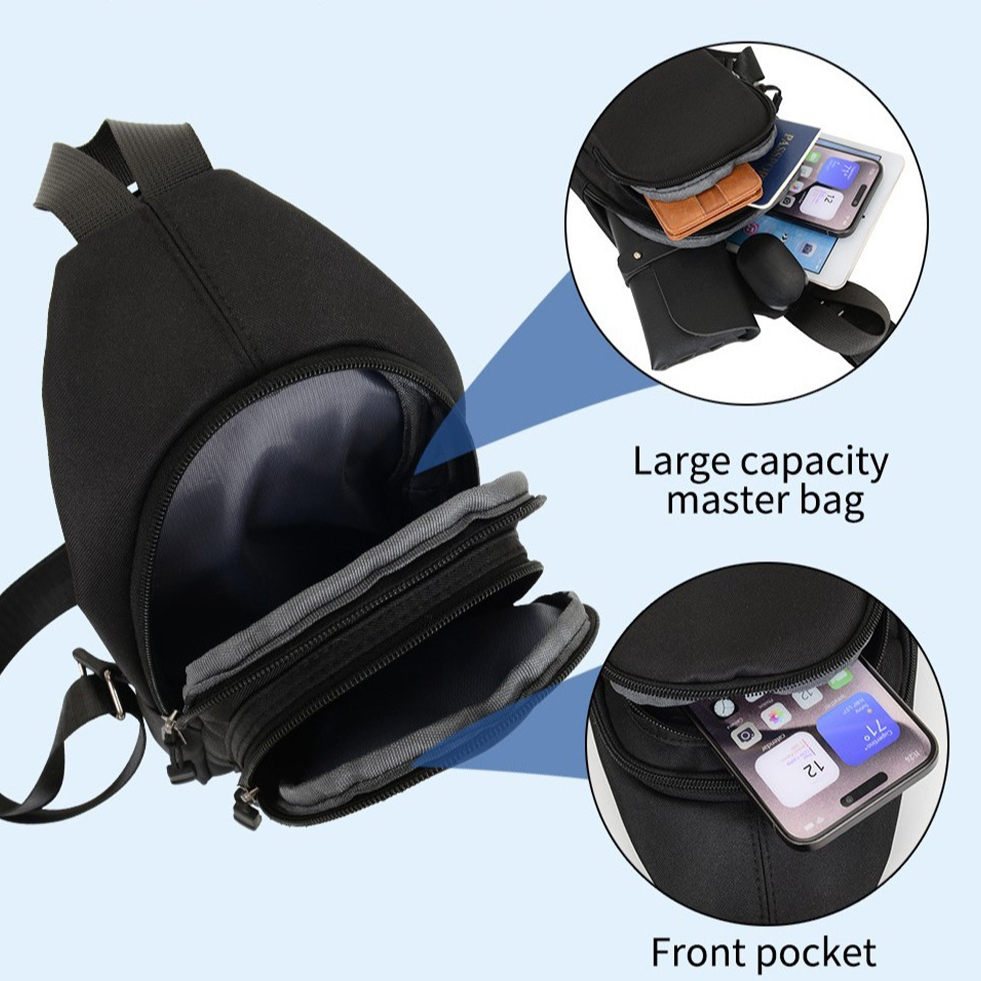 Simple And Stylish Single Shoulder Bag 缩略图