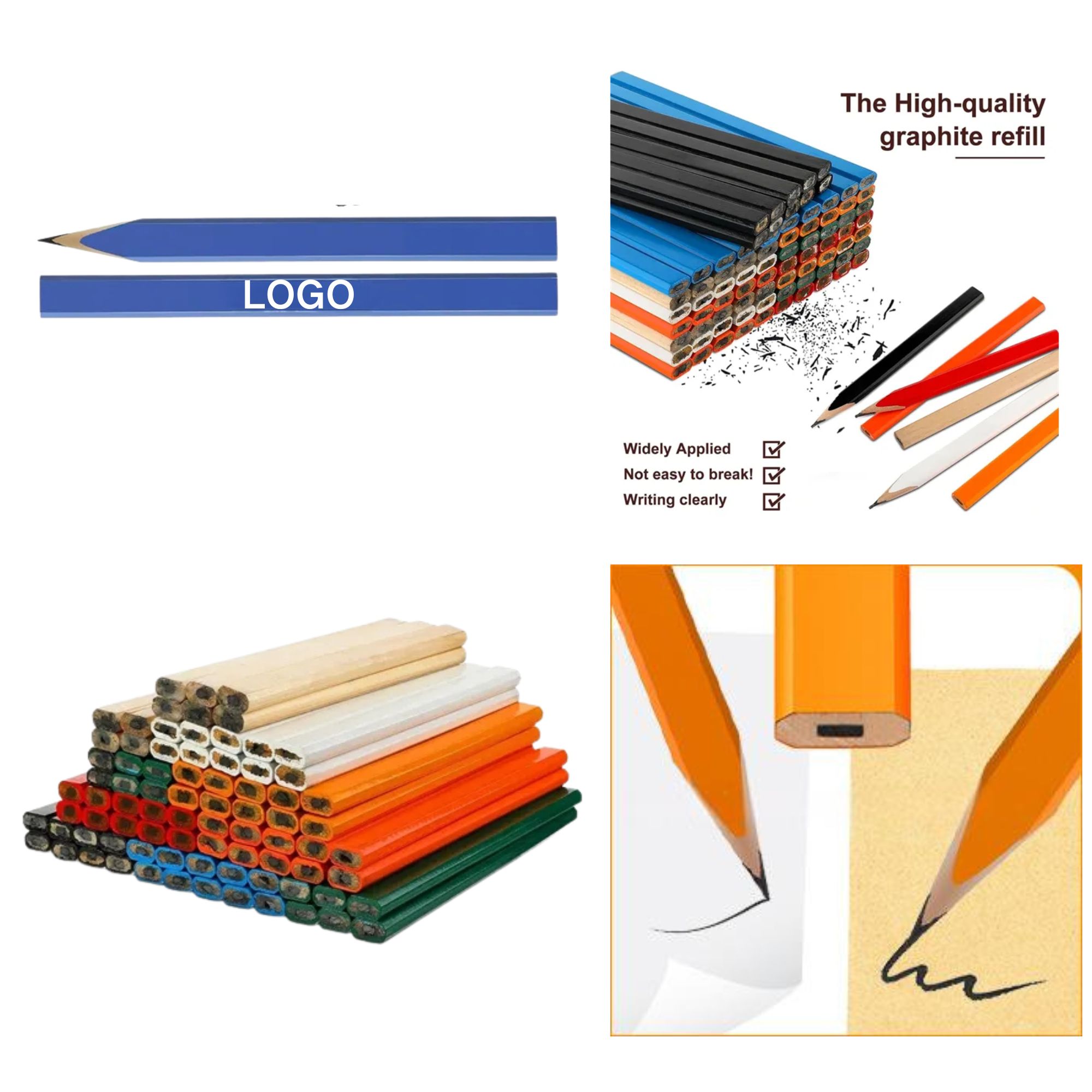 Durable Carpenter Marking Pencils