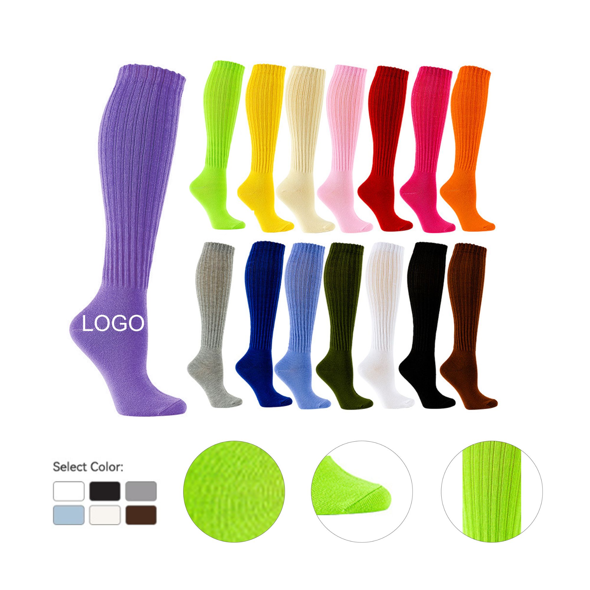 Mid Tube Trendy Pile Socks