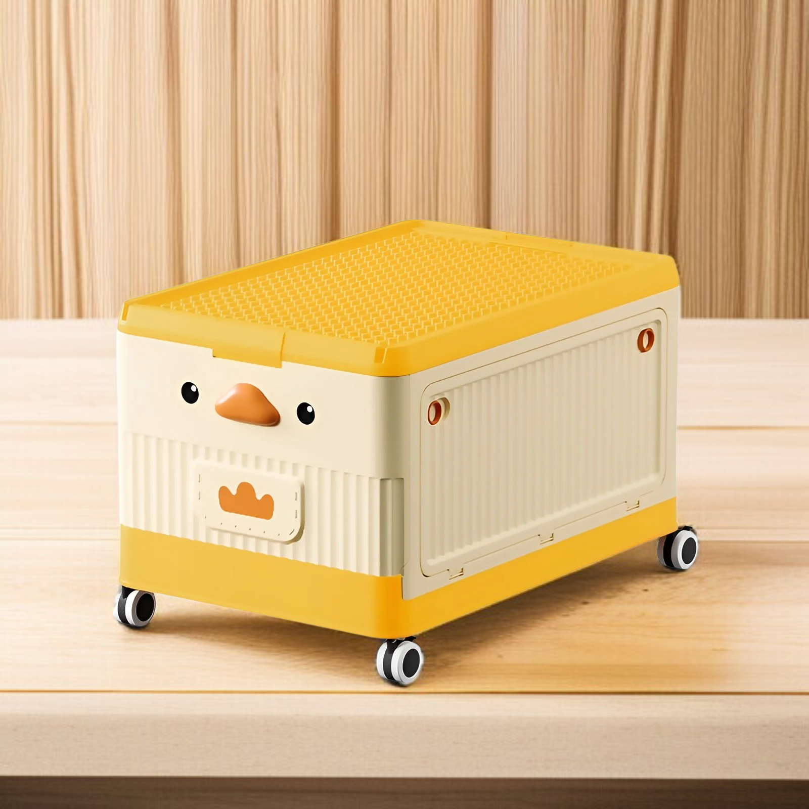 Kinderspielzeug-Aufbewahrungsbox, Haushaltsschlafzimmerrolle, große Kapazitäts-Aufbewahrungsbox, Bab